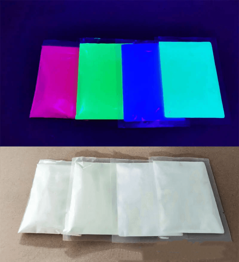 HUE UV Fluorescent Organic Pigment Security Ink Invisible Powder Red/Yellow/Green/Blue/Orange for Coating Pigment CAS 12001-26-2
